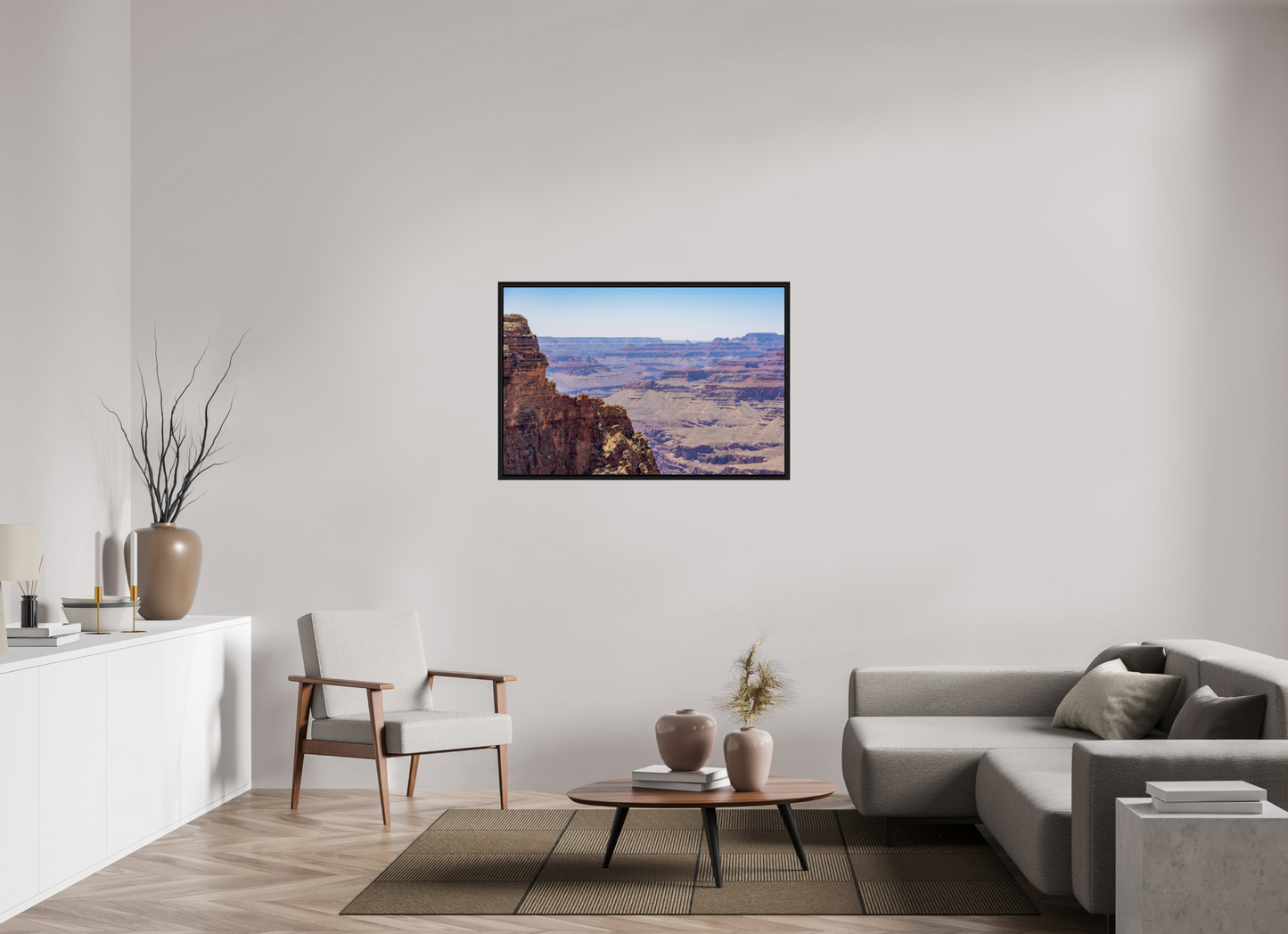 Ethereal Layers – Grand Canyon Fine Art Print | Pink & Purple Desert Landscape