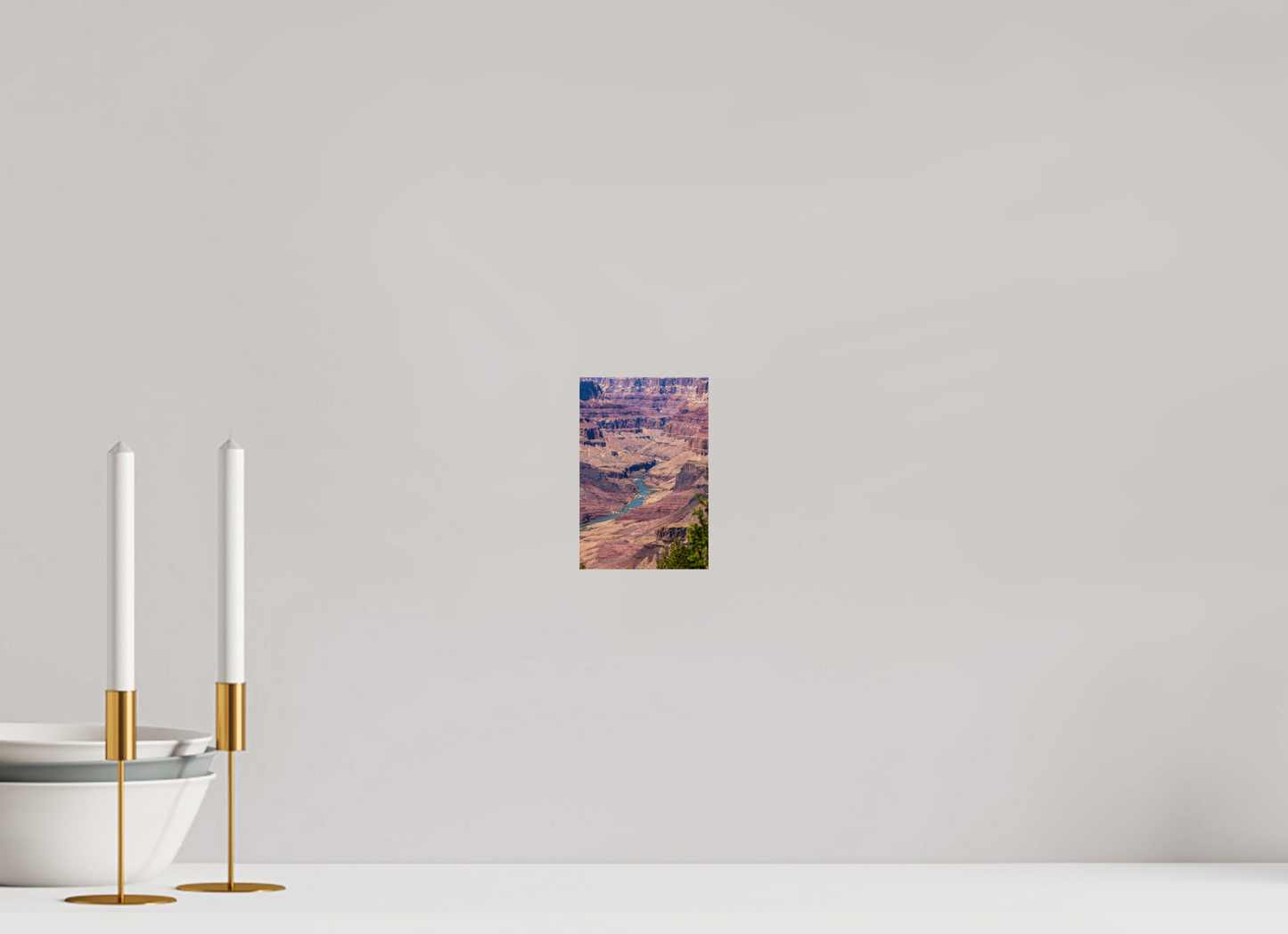 Beneath the Rim - Colorado River Grand Canyon Wall Art Print | Grand Canyon Close-Up Landscape