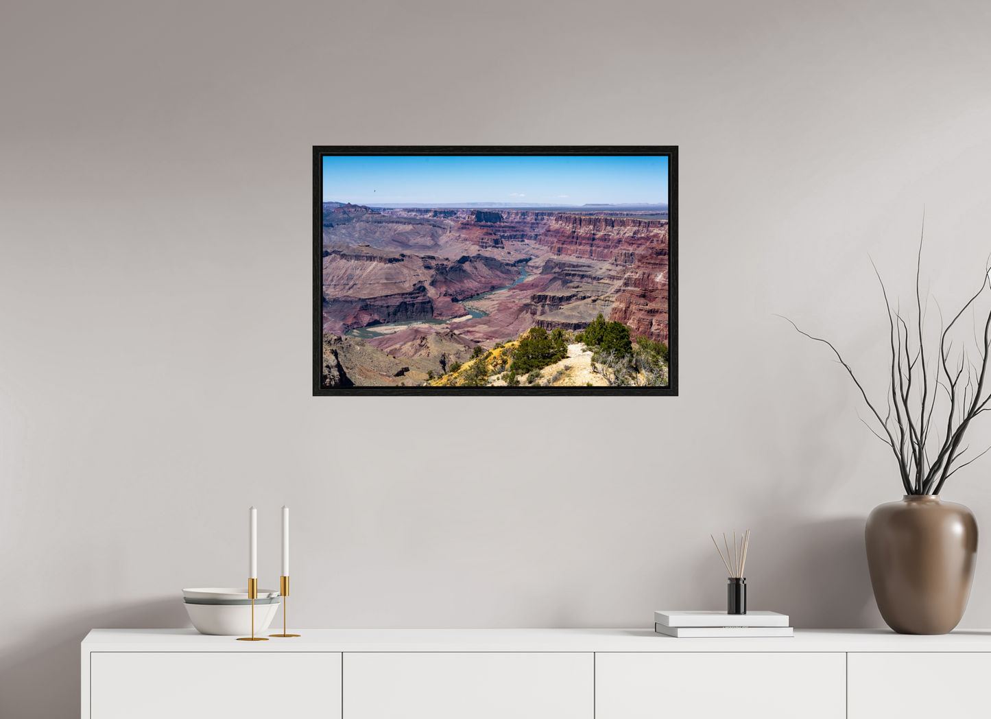 Winding Through Time - Grand Canyon Landscape Print | Colorado River from Navajo Point