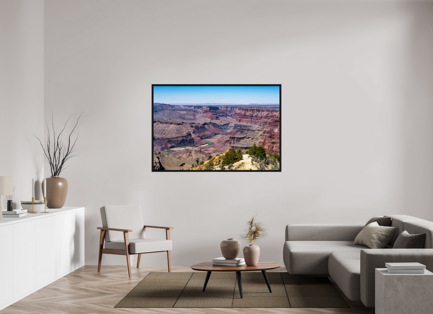 Winding Through Time - Grand Canyon Landscape Print | Colorado River from Navajo Point