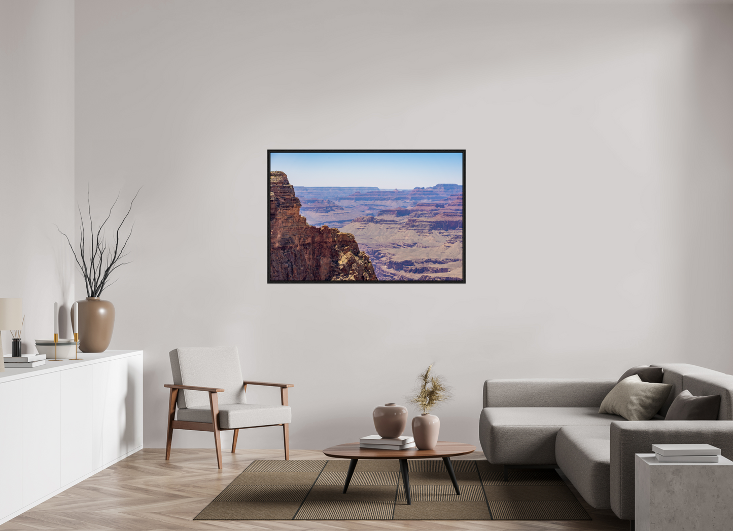Ethereal Layers – Grand Canyon Fine Art Print | Pink & Purple Desert Landscape