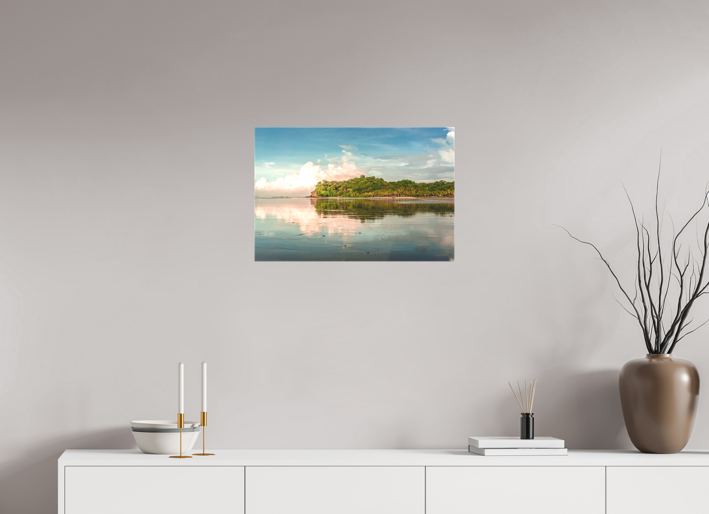 Low Tide Light - Cangrejal Tropical Sunrise Beach Photography Print