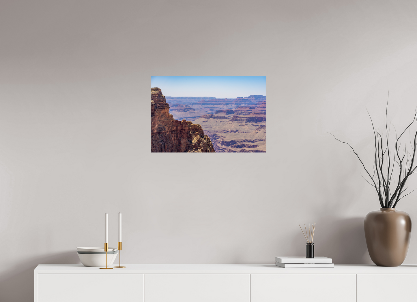 Ethereal Layers – Grand Canyon Fine Art Print | Pink & Purple Desert Landscape