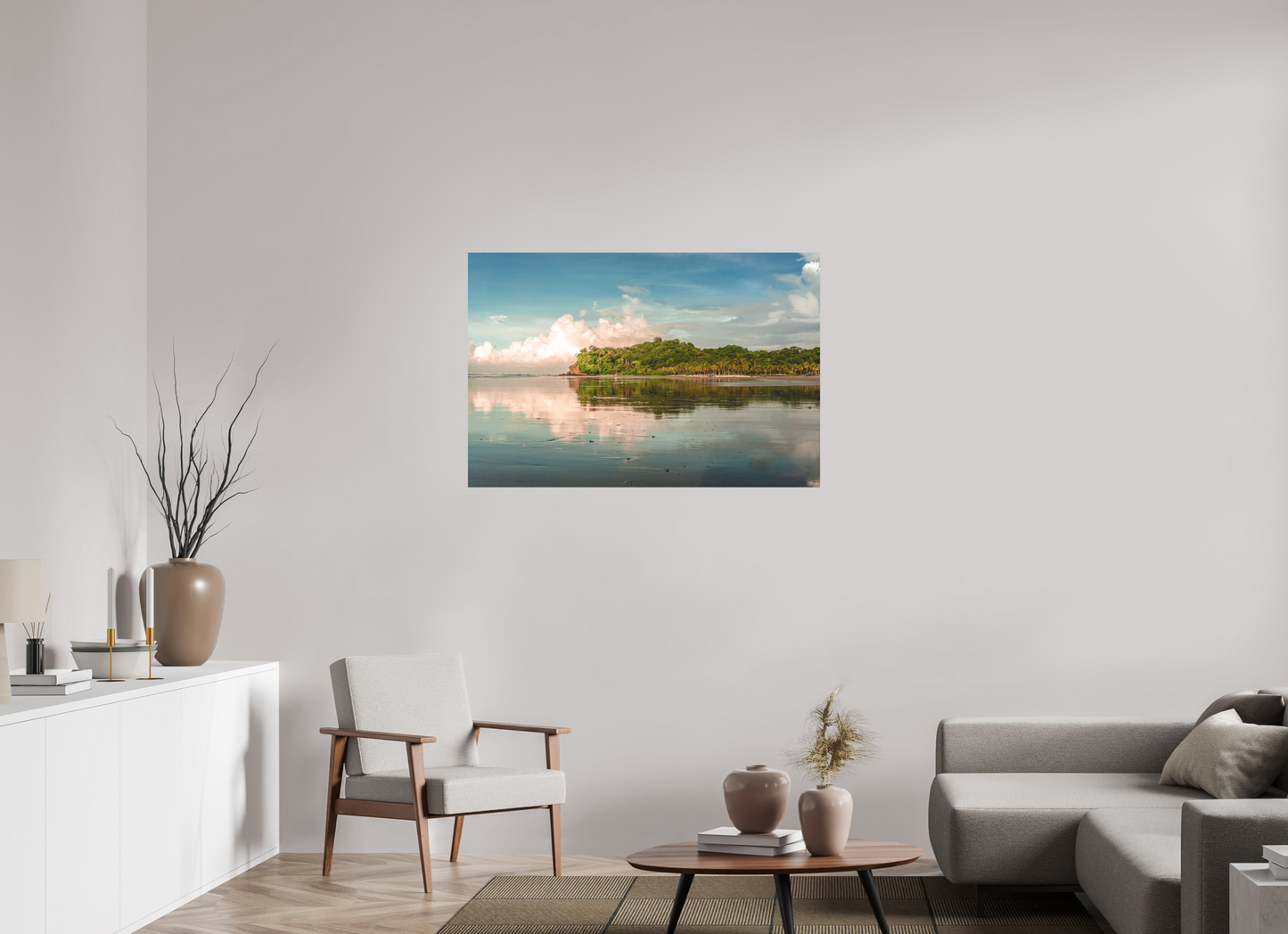 Low Tide Light - Cangrejal Tropical Sunrise Beach Photography Print
