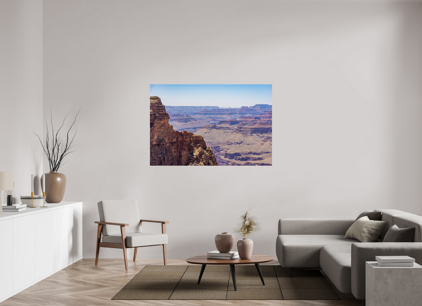 Ethereal Layers – Grand Canyon Fine Art Print | Pink & Purple Desert Landscape
