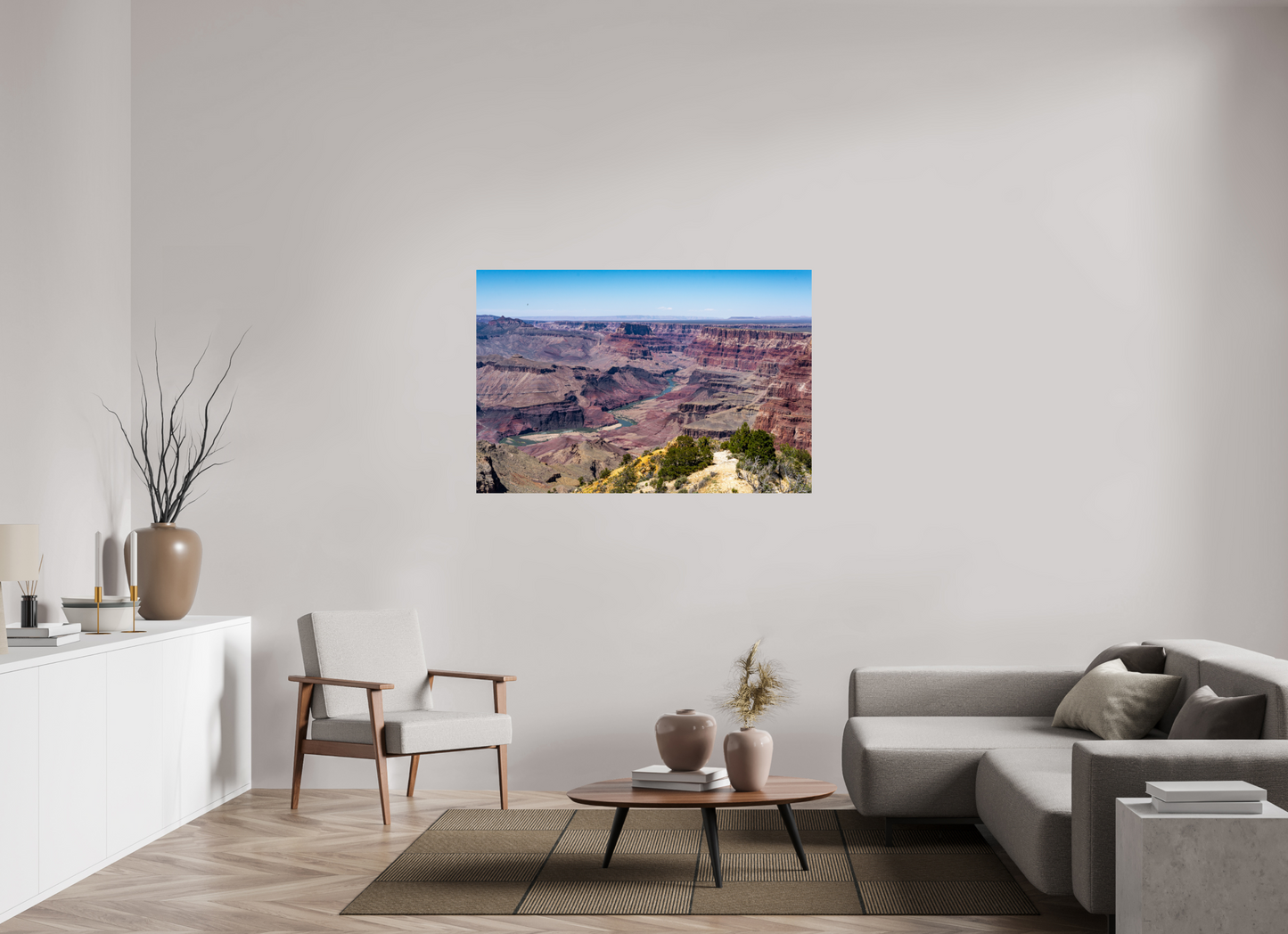 Winding Through Time - Grand Canyon Landscape Print | Colorado River from Navajo Point