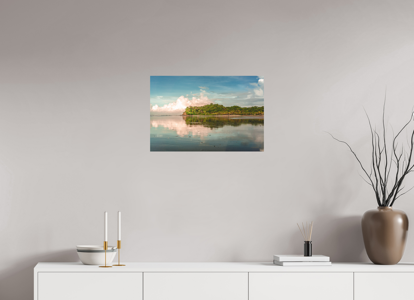 Low Tide Light - Cangrejal Tropical Sunrise Beach Photography Print