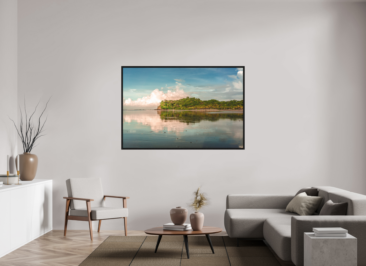 Low Tide Light - Cangrejal Tropical Sunrise Beach Photography Print