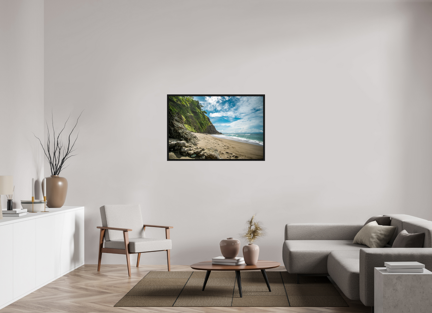 Untamed Peace - Playa Izquierda Coastal Wall Art Print | Turquoise Sea & Golden Sand