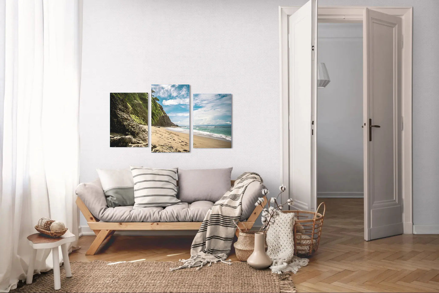 Untamed Peace - Playa Izquierda Coastal Wall Art Print | Turquoise Sea & Golden Sand