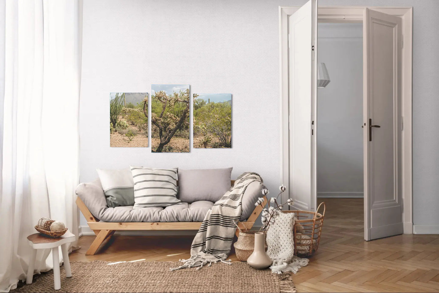 Standing Still – Tucson Mountain Park Cactus Print | Cholla, Creosote & Desert Peak