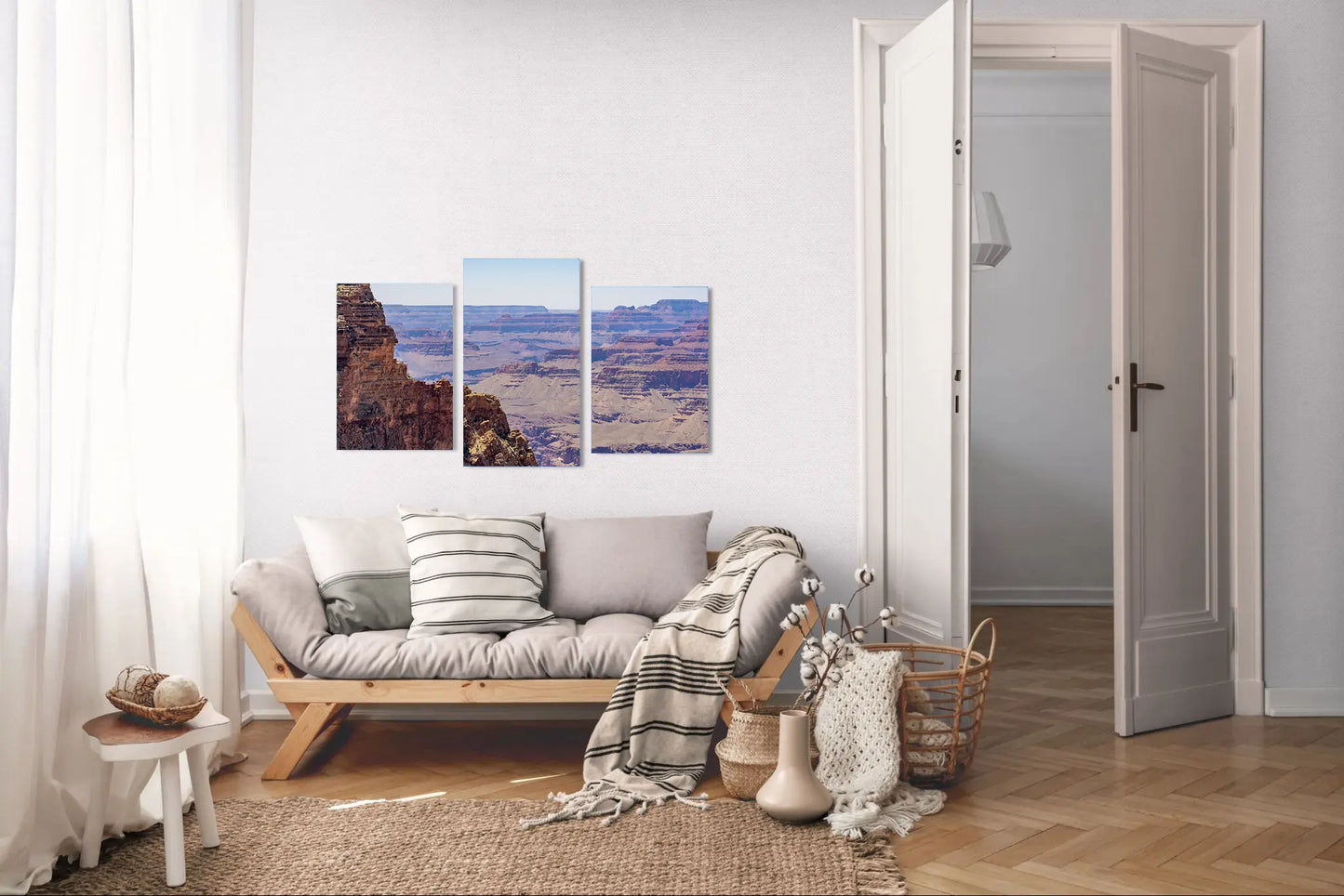 Ethereal Layers – Grand Canyon Fine Art Print | Pink & Purple Desert Landscape
