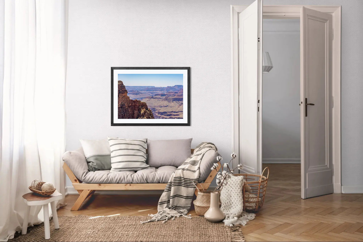 Ethereal Layers – Grand Canyon Fine Art Print | Pink & Purple Desert Landscape