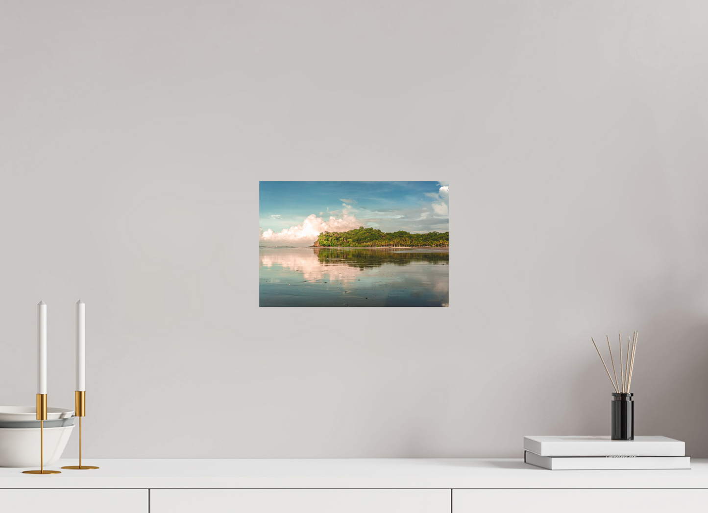 Low Tide Light - Cangrejal Tropical Sunrise Beach Photography Print