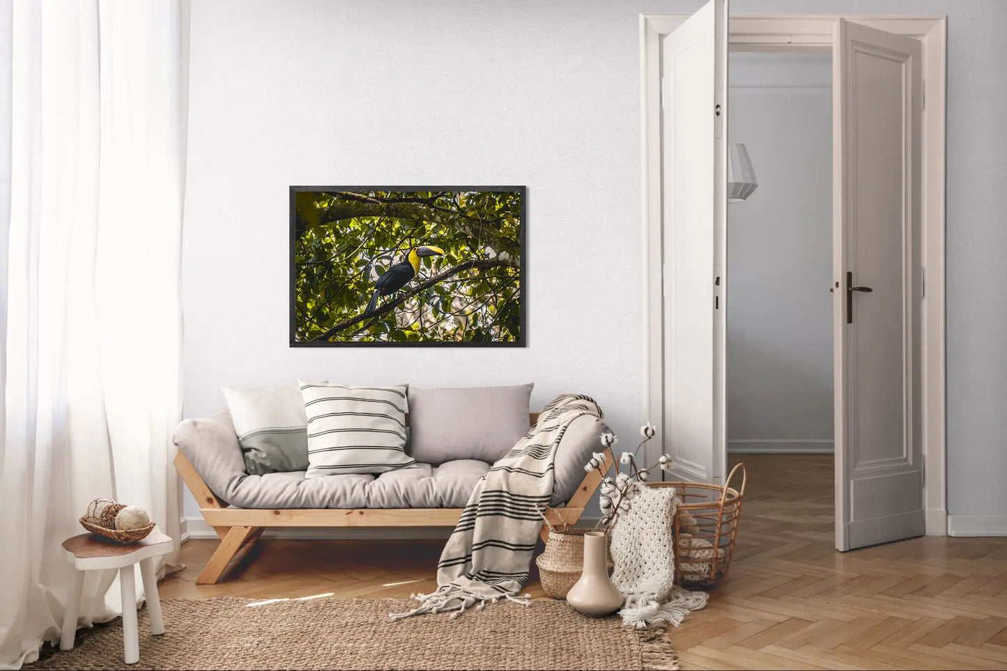 Canopy Light - Chestnut-Mandibled Toucan in the Trees | Costa Rica Wildlife Print