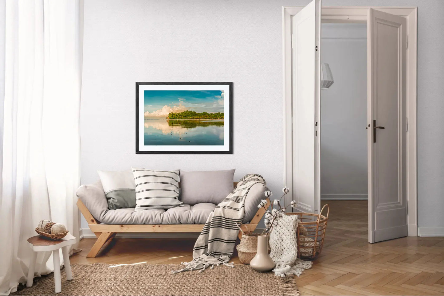 Low Tide Light - Cangrejal Tropical Sunrise Beach Photography Print