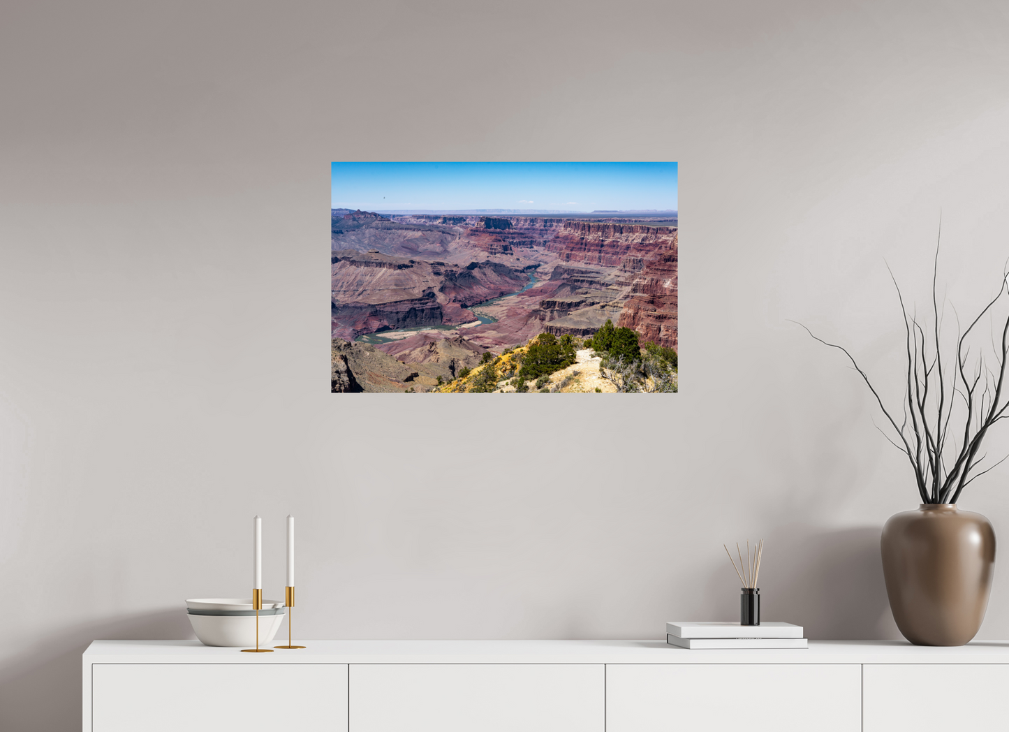 Winding Through Time - Grand Canyon Landscape Print | Colorado River from Navajo Point