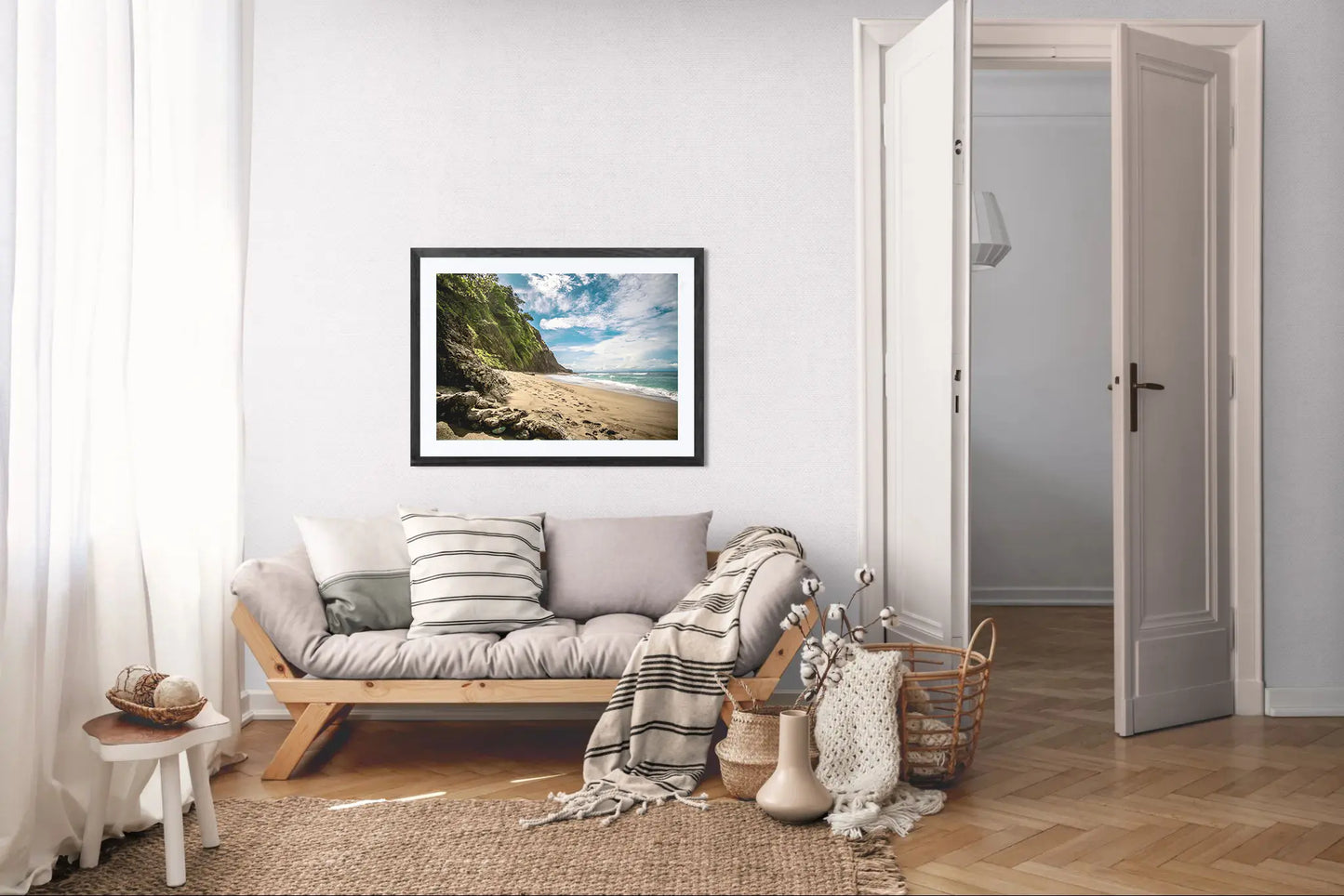 Untamed Peace - Playa Izquierda Coastal Wall Art Print | Turquoise Sea & Golden Sand