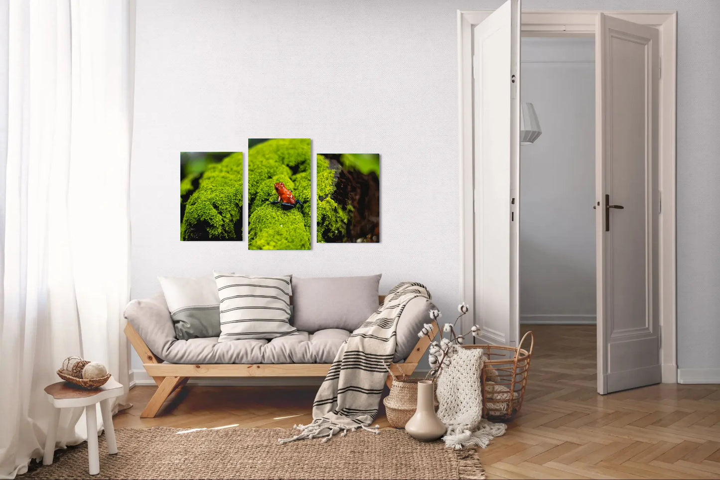 Emerald Throne - Poison Dart Frog on Rainforest Moss | Costa Rica Wildlife Photography