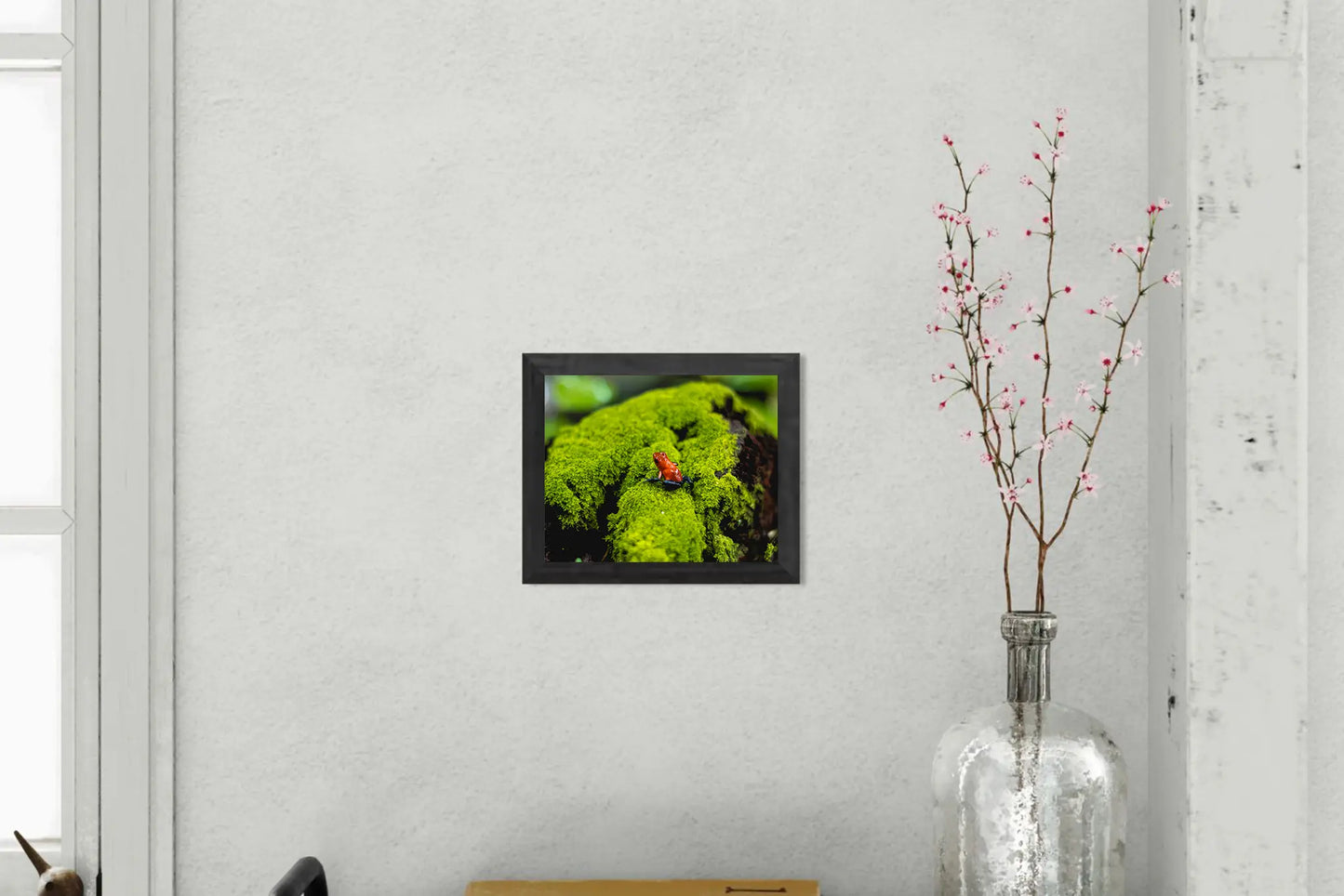 Emerald Throne - Poison Dart Frog on Rainforest Moss | Costa Rica Wildlife Photography