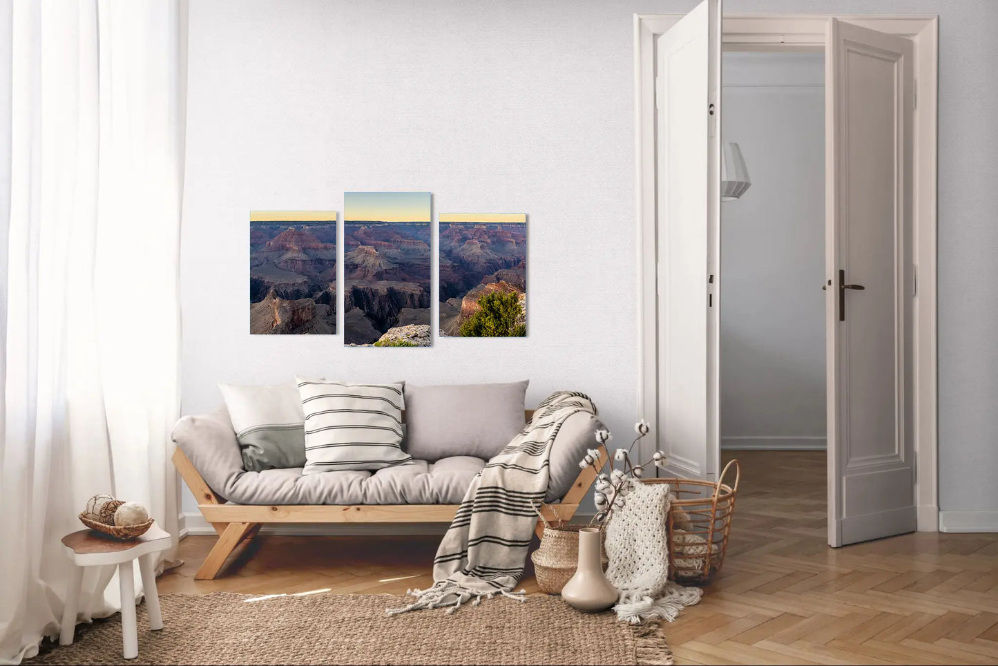 Twilight Reverie - Grand Canyon Blue Hour Print | Purple Cliffs & Fading Light from Hopi Point