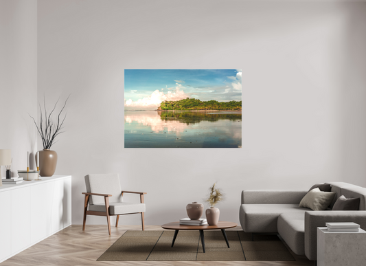Low Tide Light - Cangrejal Tropical Sunrise Beach Photography Print