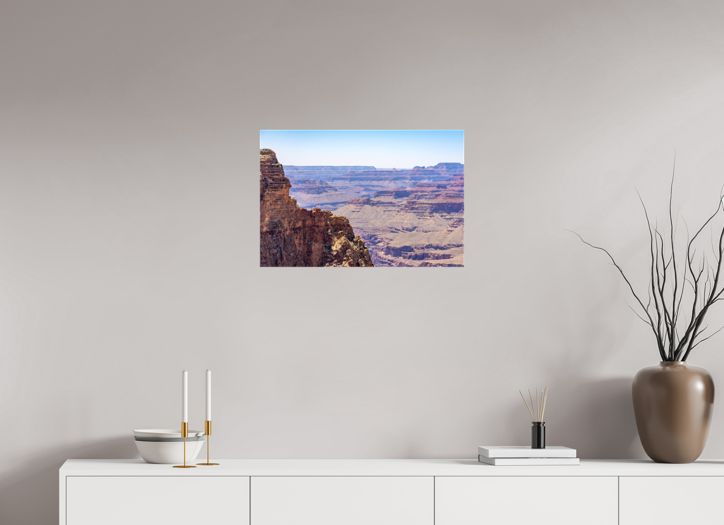Ethereal Layers – Grand Canyon Fine Art Print | Pink & Purple Desert Landscape
