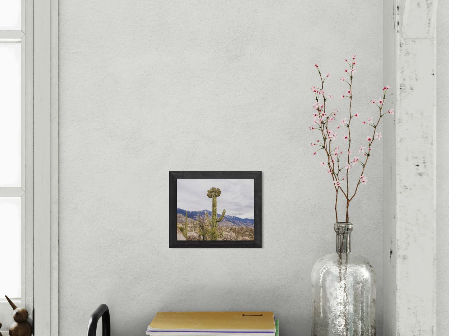 Crowned Giant – Crested Saguaro Photography Print | Santa Catalina Mountains & Desert Brush