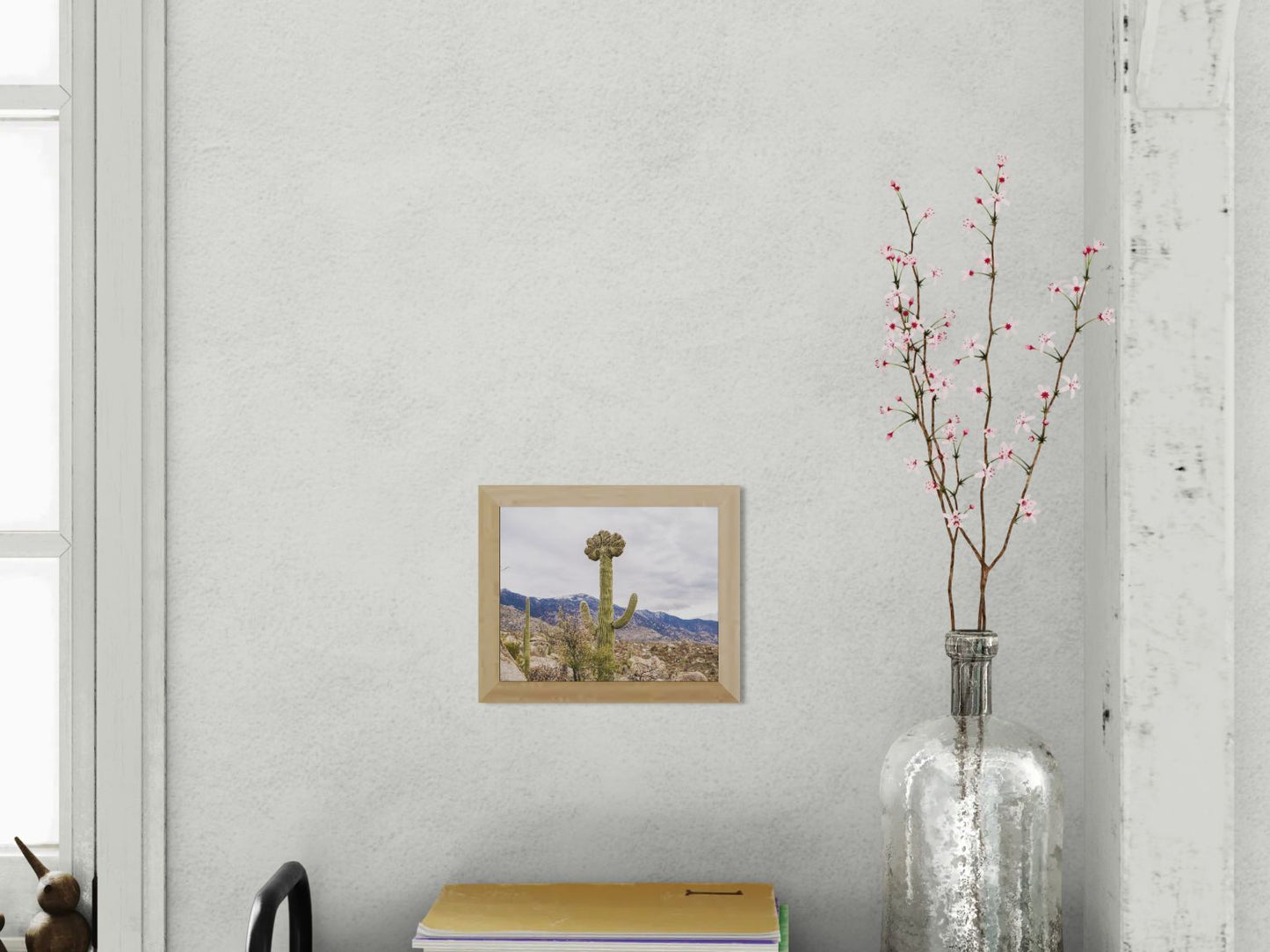 Crowned Giant – Crested Saguaro Photography Print | Santa Catalina Mountains & Desert Brush