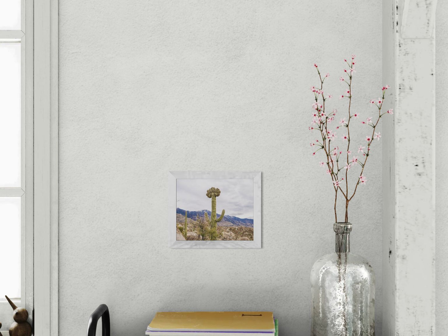 Crowned Giant – Crested Saguaro Photography Print | Santa Catalina Mountains & Desert Brush