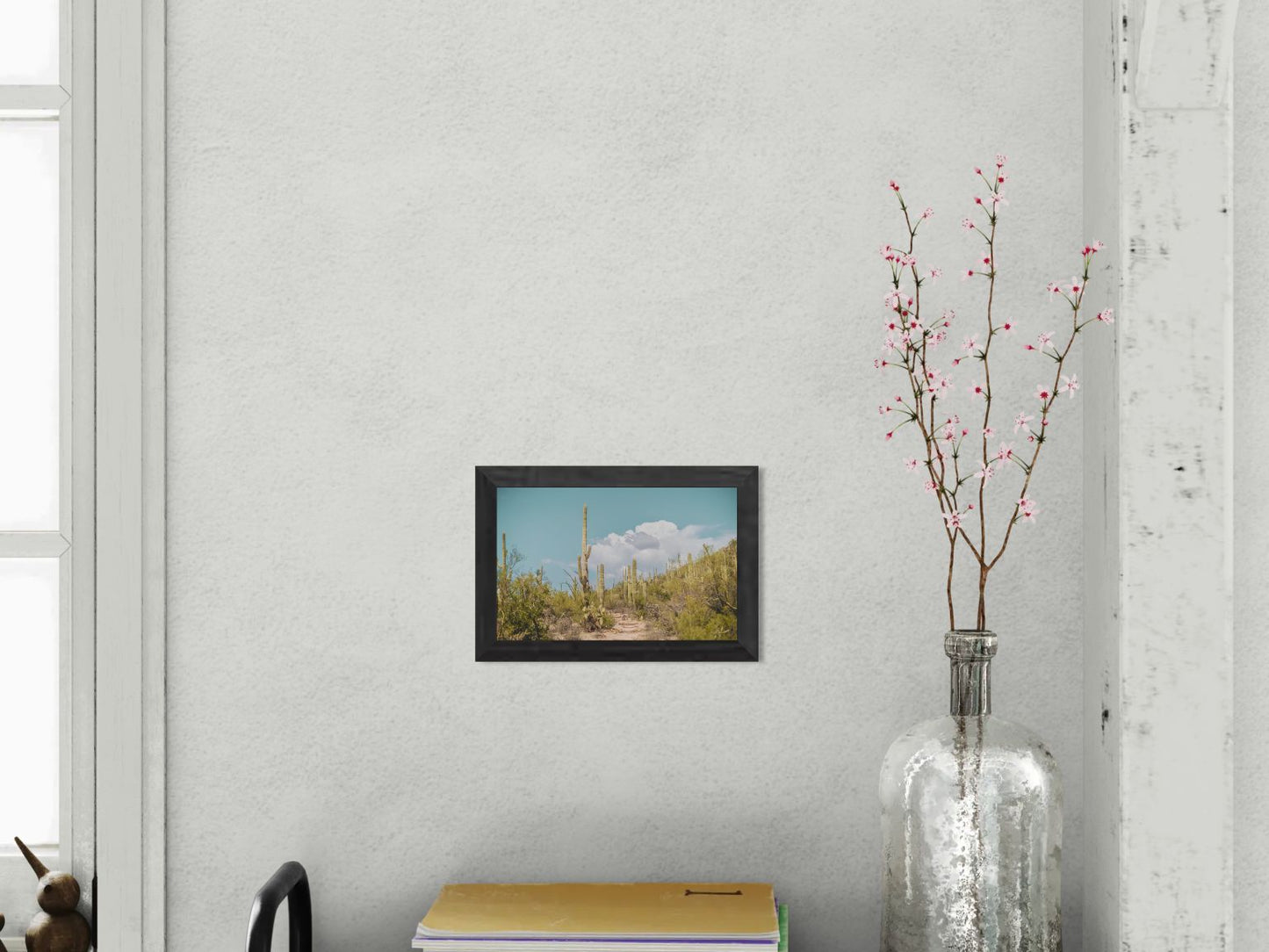 Desert Gate - Saguaro National Park Fine Art Print | Palo Verde Trees, Saguaros & Stone Trail