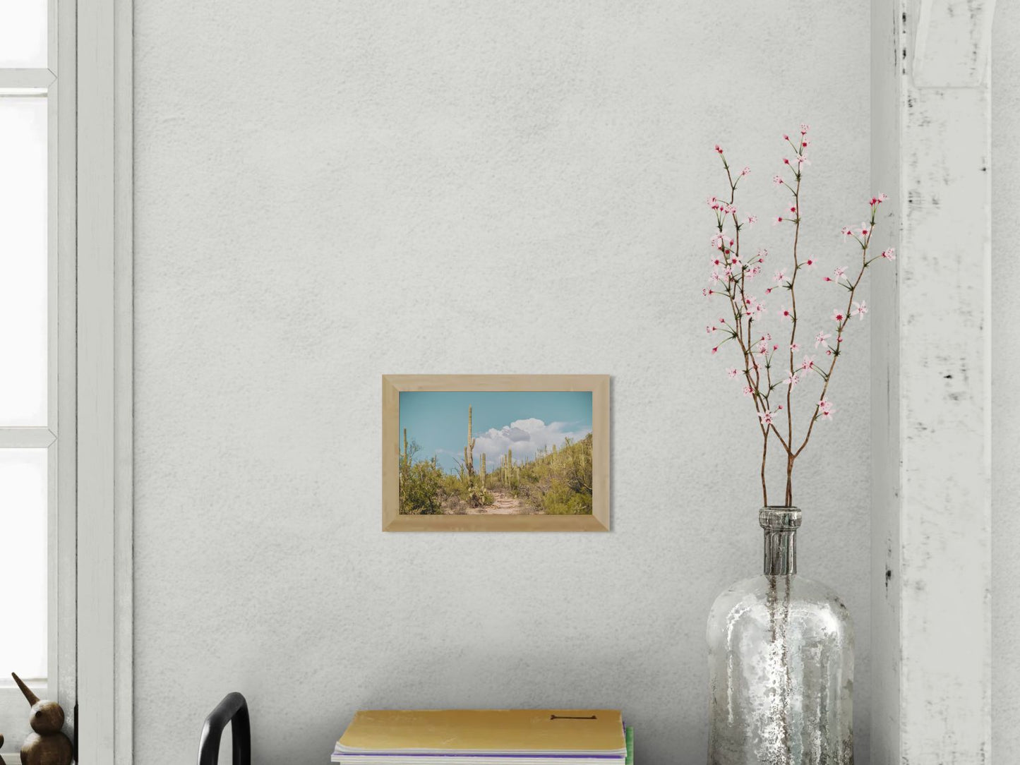 Desert Gate - Saguaro National Park Fine Art Print | Palo Verde Trees, Saguaros & Stone Trail