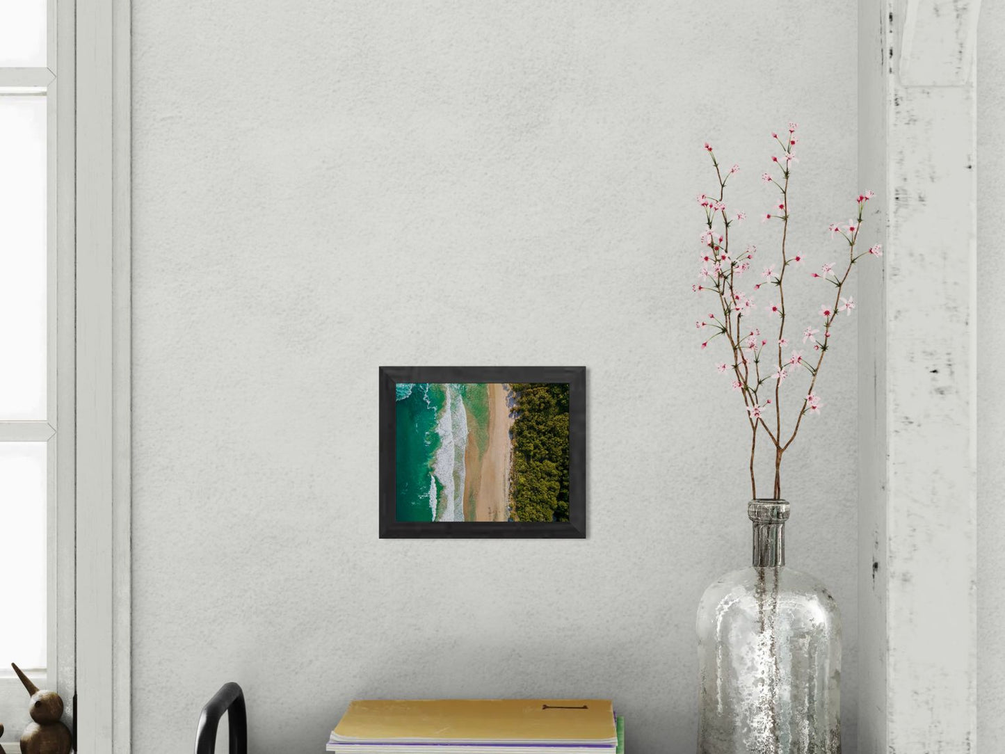 Edge of Paradise - Barrigona Aerial Beach Wall Art | Turquoise Ocean, Golden Sand & Jungle