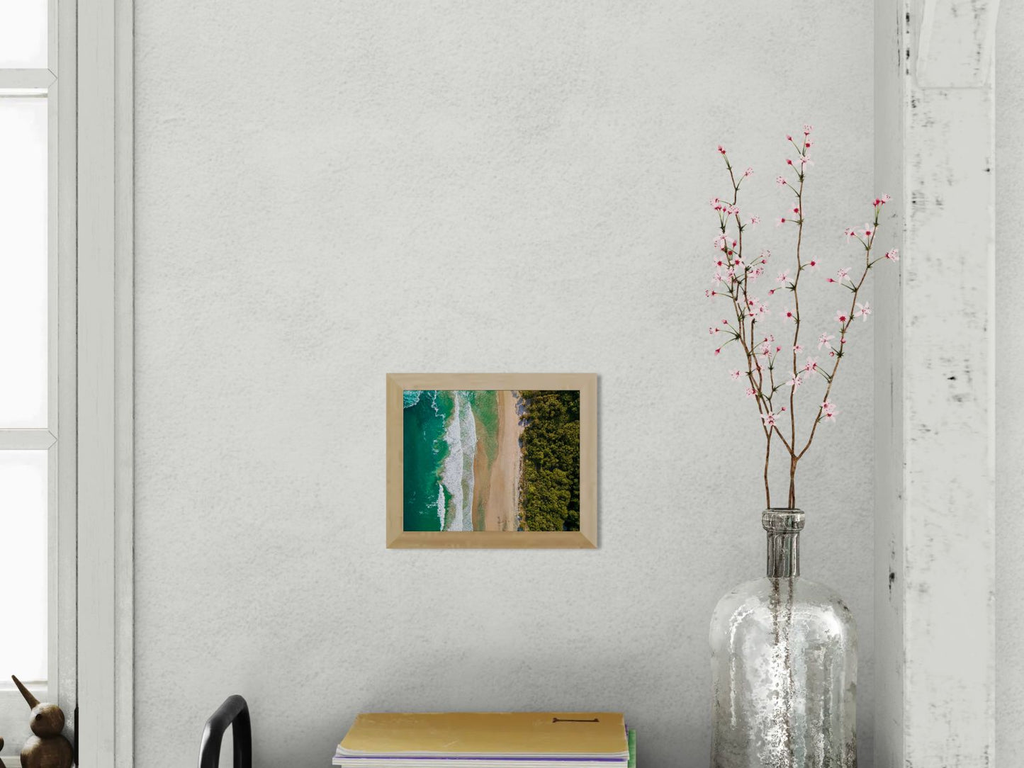 Edge of Paradise - Barrigona Aerial Beach Wall Art | Turquoise Ocean, Golden Sand & Jungle