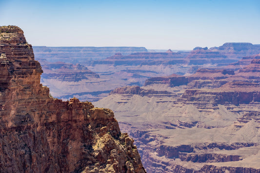 Ethereal Layers – Grand Canyon Fine Art Print | Pink & Purple Desert Landscape
