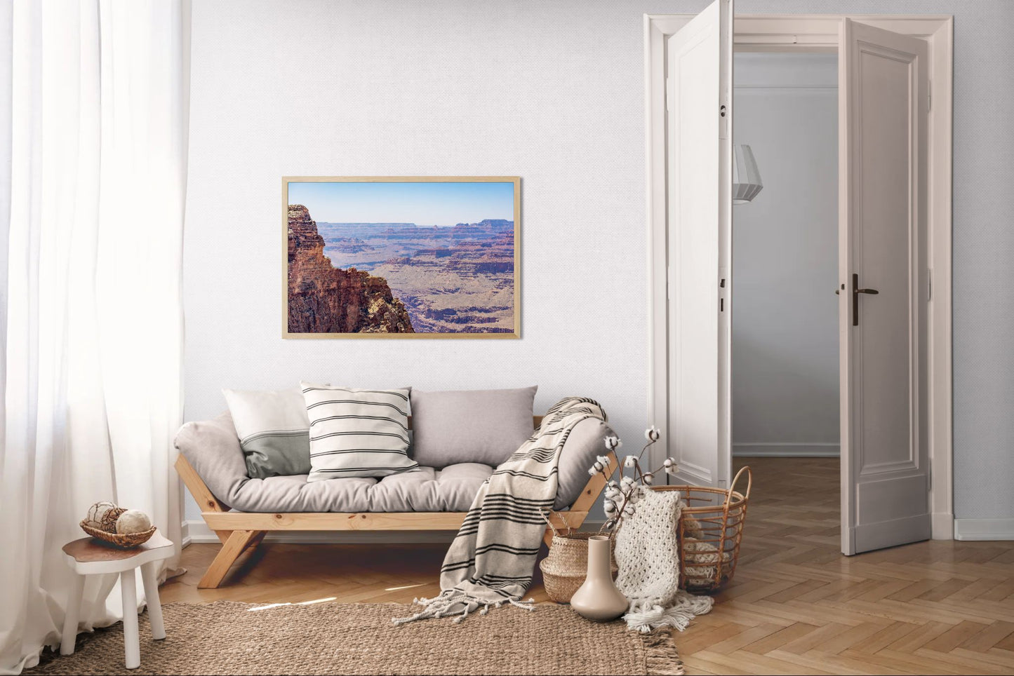 Ethereal Layers – Grand Canyon Fine Art Print | Pink & Purple Desert Landscape