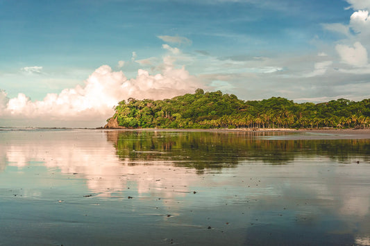Low Tide Light - Cangrejal Tropical Sunrise Beach Photography Print