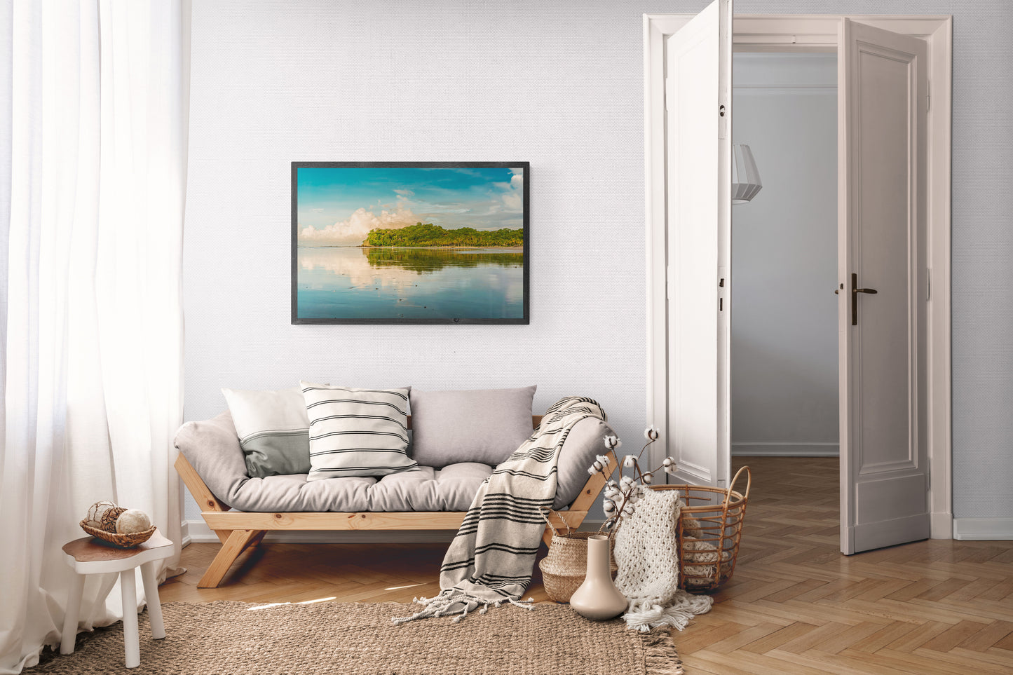 Low Tide Light - Cangrejal Tropical Sunrise Beach Photography Print