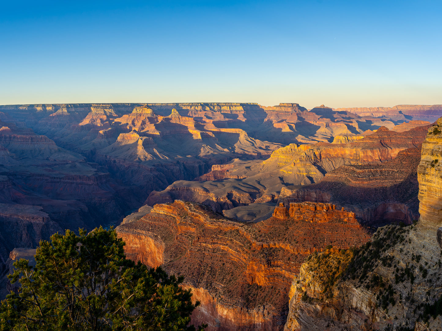 Painted Horizon – Grand Canyon Sunset Print | Red, Orange & Purple Landscape from Hopi Point