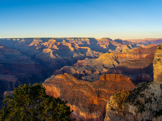 Painted Horizon – Grand Canyon Sunset Print | Red, Orange & Purple Landscape from Hopi Point