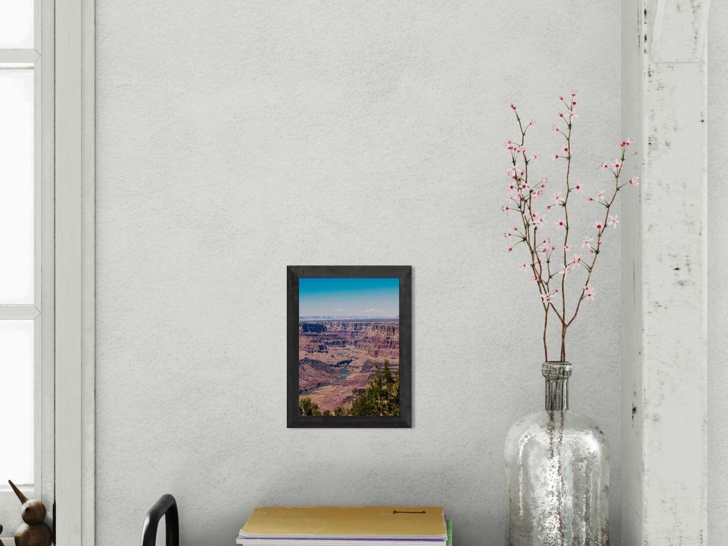 Riverbend Horizon - Grand Canyon Vertical Wall Art Print | Colorado River from Navajo Point