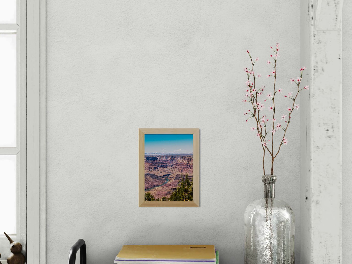 Riverbend Horizon - Grand Canyon Vertical Wall Art Print | Colorado River from Navajo Point