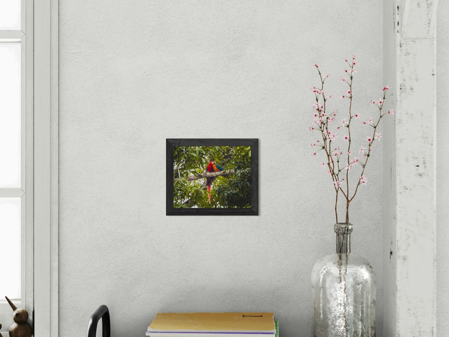 Tropical Pair – Scarlet Macaws in Tree | Costa Rica Bird Photography Print
