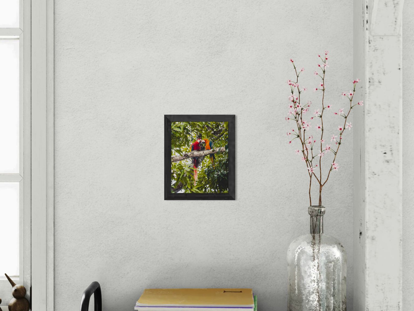 Tropical Pair – Scarlet Macaws in Tree | Costa Rica Bird Photography Print