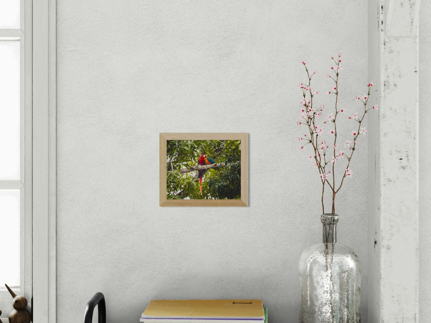 Tropical Pair – Scarlet Macaws in Tree | Costa Rica Bird Photography Print