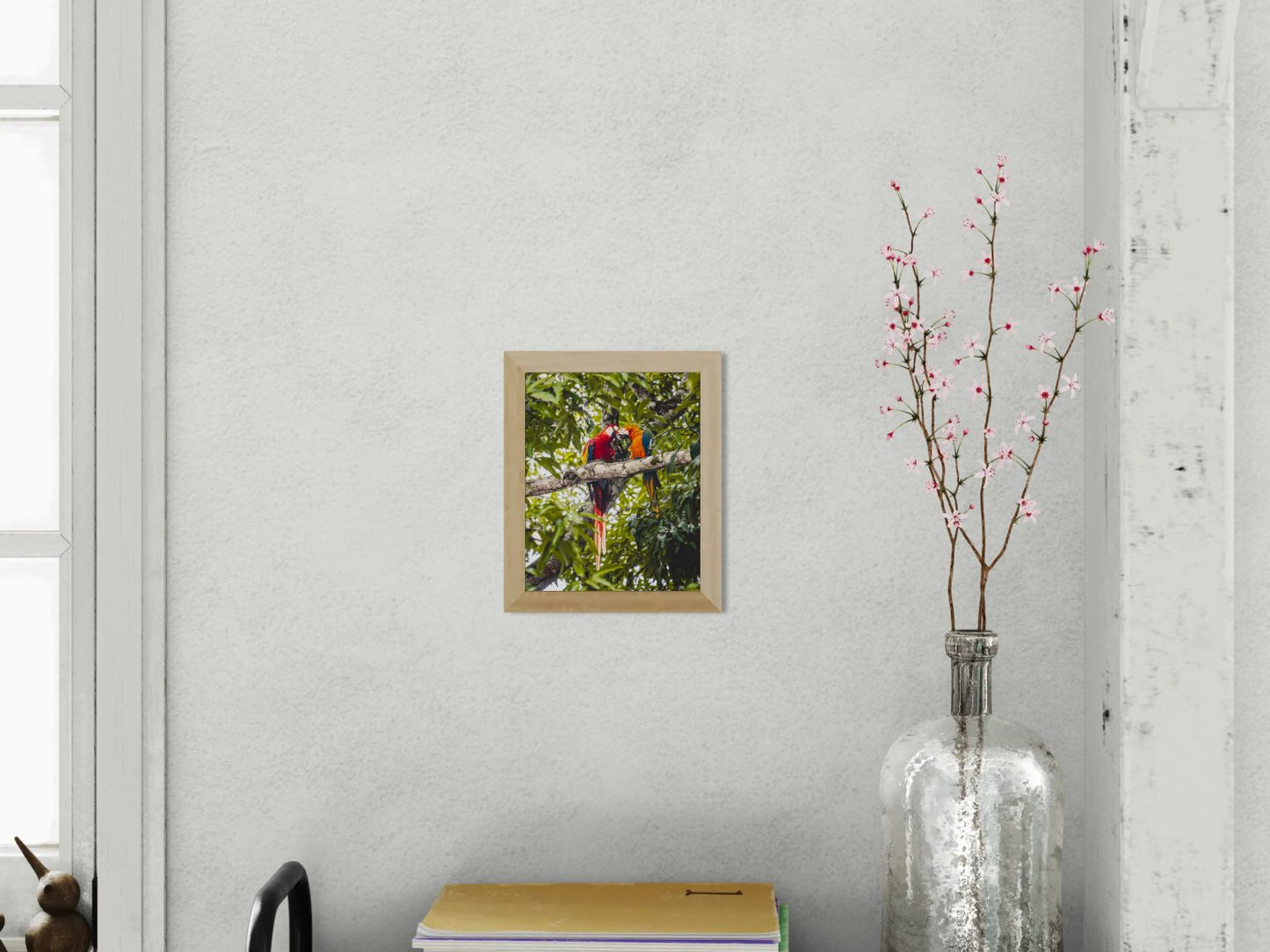 Tropical Pair – Scarlet Macaws in Tree | Costa Rica Bird Photography Print