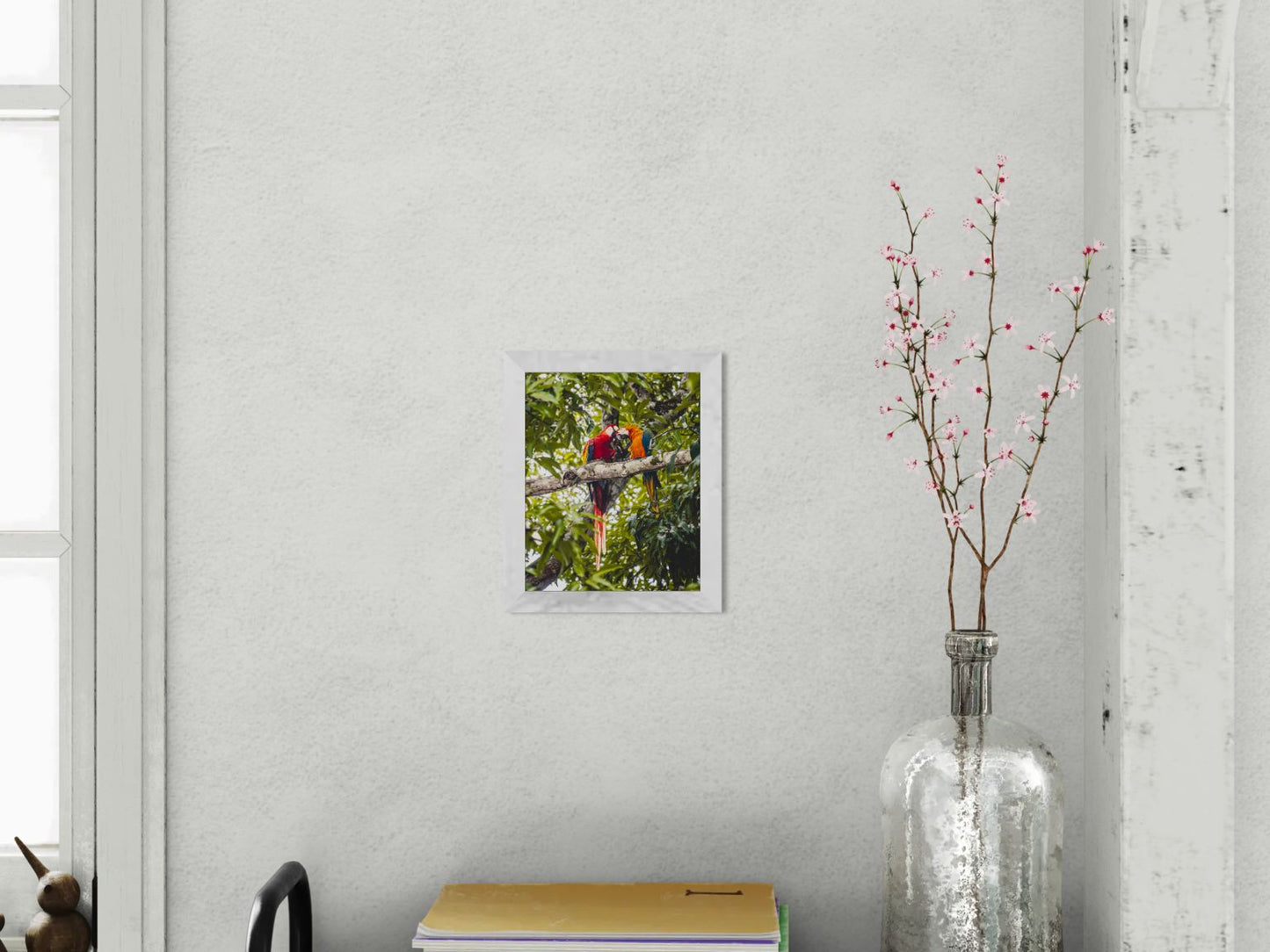Tropical Pair – Scarlet Macaws in Tree | Costa Rica Bird Photography Print