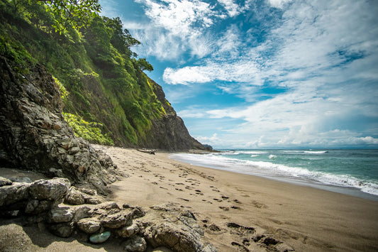Untamed Peace - Playa Izquierda Coastal Wall Art Print | Turquoise Sea & Golden Sand