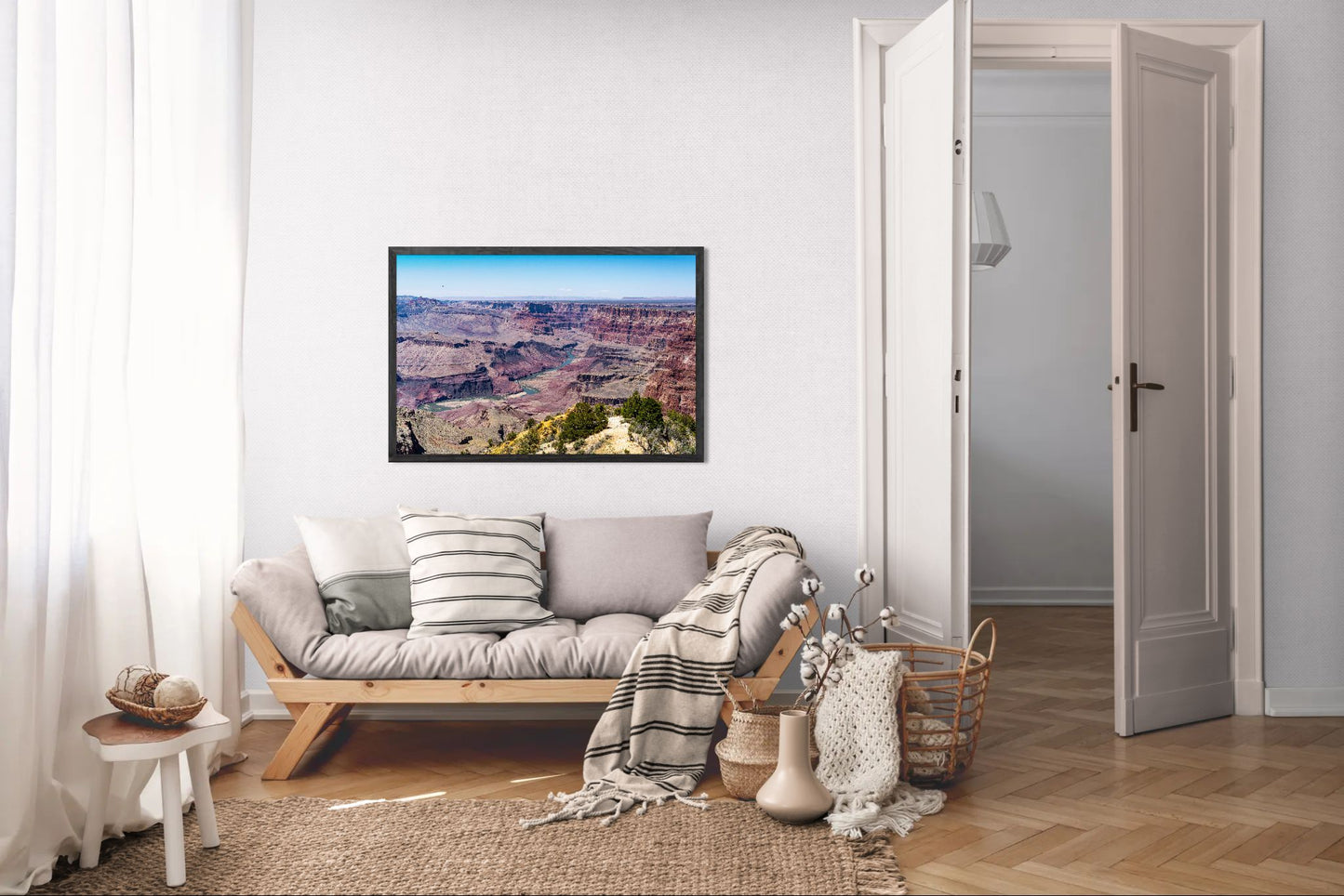 Winding Through Time - Grand Canyon Landscape Print | Colorado River from Navajo Point