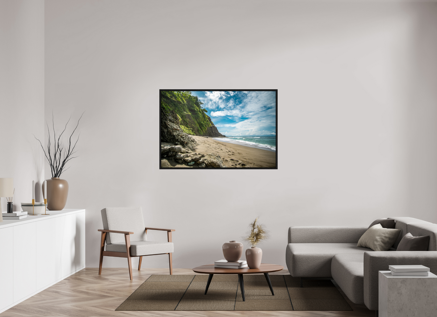 Untamed Peace - Playa Izquierda Coastal Wall Art Print | Turquoise Sea & Golden Sand